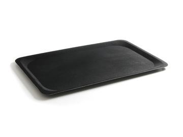 TACA KELNERSKA 20x28mm ANTYPOŚLIZGOWA CZARNA HENDI