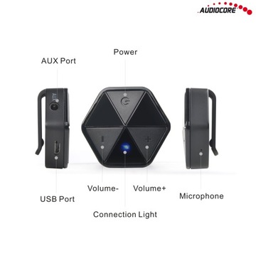 Аудиоресивер Bluetooth Адаптер Aux Mini-Jack