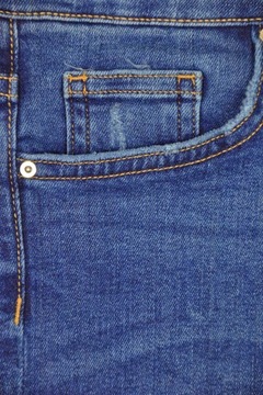 H&M Damskie Jeansowe Spodnie Jeansy Jeans Przetarcia Rurki Skinny XS 34