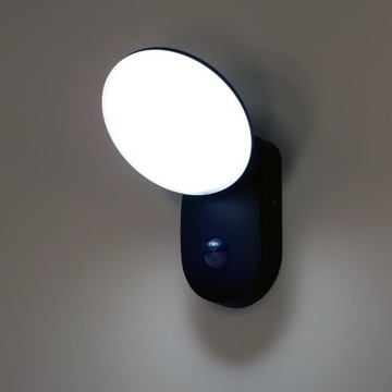LAMPA Z CZUJNIKIEM RUCHU I ZMIERZCHU LED 10W IP54