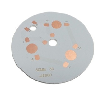 Radiator PCB do diod POWER LED 3 x 1W - 3W, 50mm