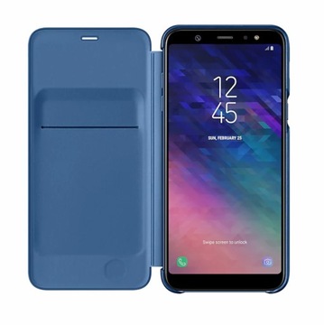 Оригинальный ЧЕХОЛ-КОШЕЛЬК для Galaxy A6+, синий