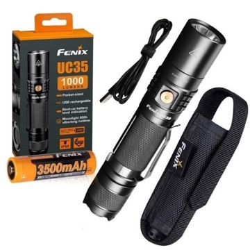 FENIX LATARKA RĘCZNA UC35 V2.0 1000lm KLIPS mUSB