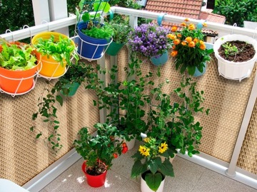 Балконное покрытие Коврик из техноротанга, медный цвет