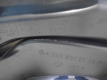 ПРИБОРНАЯ ПАНЕЛЬ КОКПИТ MERCEDES W203 A2038310146