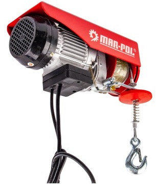 ЛЕБЕДКА 230В ЭЛЕКТРИЧЕСКАЯ ТРОСОВАЯ ЛЕБЕДКА 250КГ