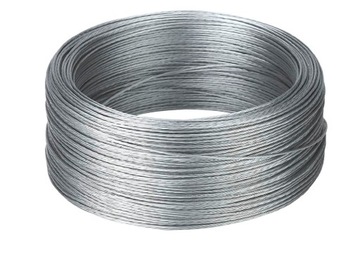 PASTUCH LINKA STALOWA PLECIONA FI1,5 MM 200 METRÓW