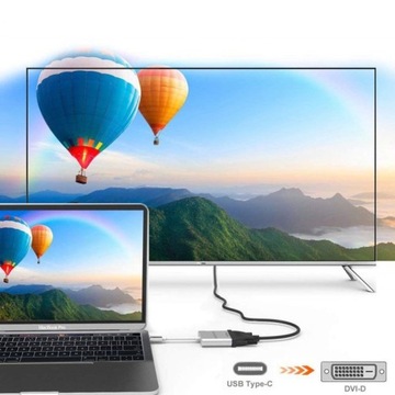 Кабель-переходник с USB-C USB 3.1 Type C на DVI 24+5