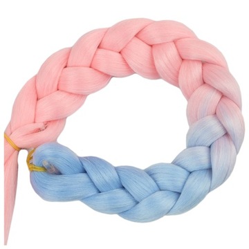 СИНТЕТИЧЕСКИЕ волосы для косичек ЦВЕТНЫЕ косички НАРАЩИВАНИЕ ВОЛОС ОМБРЕ