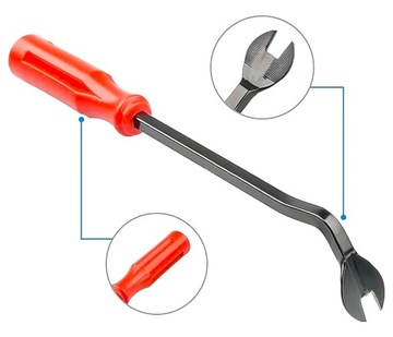 Зажимы для обивки, 6 видов, 100 шт + прочные съемники-ложки