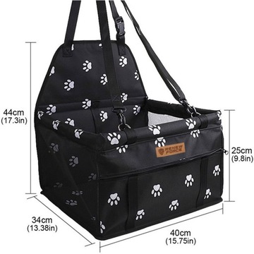 Защитный коврик Манеж-транспортер на одно сиденье в машине для собак