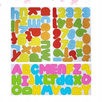 3 zestawy trwałe kreatywny numery magnesy dla