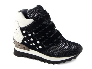 Sneakersy Scaviola LWD42/BLACK-WHITE rozm. 39