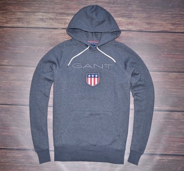 GANT BIG LOGO SWEAT HOODIE MĘSKA BLUZA Z KAPTUREM XL