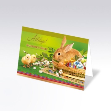 KARNET KARTKA ŚWIĄTECZNA WIELKANOC + KOPERTA 1 szt