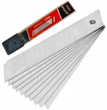 ЗАМЕННОЕ ЛЕЗВИЕ ДЛЯ РЕЗАКА ОБОЕЙ, СЛОМАННОЕ 18 ММ 10 ШТ. В НАЛИЧИИ НА СКЛАДЕ УСТАНОВКИ