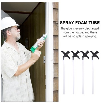 Сменная пенопластовая трубка и прозрачная распылительная насадка.