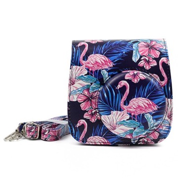 Futerał Etui Pokrowiec Case Osłona do FujiFilm INSTAX Mini 11 9 8 Flamingi