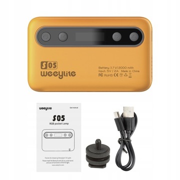 Карманный RGB-видеосветильник Weeylite S05