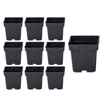 Doniczki produkcyjne do rozsad 15 cm 2,5l 10 sztuk