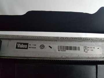 ALFA 147 FACELIFT 1.6 B CHLADIČ VENTILÁTOR KOMPLET