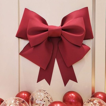 БОЛЬШОЙ КРАСНЫЙ БАНТ XXL ПОДАРОК ​​НА ПОКУПКУ АВТОМОБИЛЯ ЛЮБОВЬ НА ДЕНЬ СВЯТОГО ВАЛЕНТИНА 55см