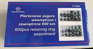 НАБОР КОЛЬЦЕВ ВНУТРЕННИЕ + ВНЕШНИЕ УСТАНОВОЧНЫЕ КОЛЬЦА 600 шт. НАБОР