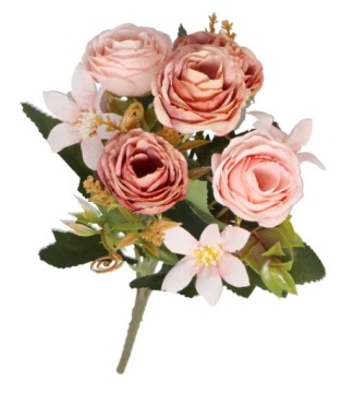 ИСКУССТВЕННЫЕ ЦВЕТЫ КАК ЖИВЫЕ РАСТЕНИЯ РОЗА БУКЕТ РОЗ