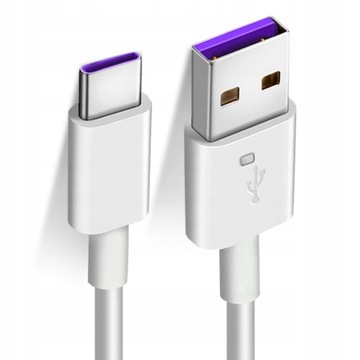 KABEL USB TYP-C ŁADOWARKA DO HUAWEI XIAOMI 1M