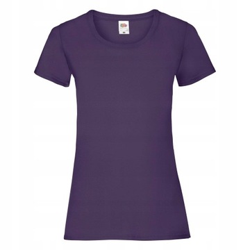 KOSZULKA DAMSKA T-SHIRT FRUIT OF THE LOOM PURP XL
