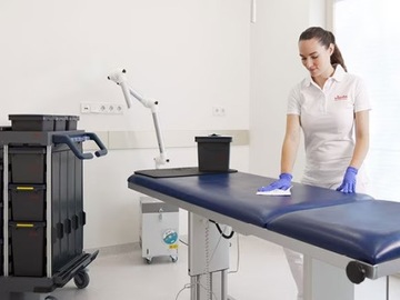 Салфетка впитывающая r-MicronSolo зеленая Vileda Professional 30х40см 100 шт.