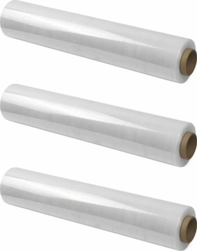 FOLIA STRETCH 1,5 KG STRECZ TRANSPARENTNA x 3 SZT