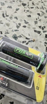 ЧЕРНО-ЗЕЛЕНЫЕ РЫЧАГИ FOX SUPERMOTO КРЕСТОВЫЕ РУЧКИ