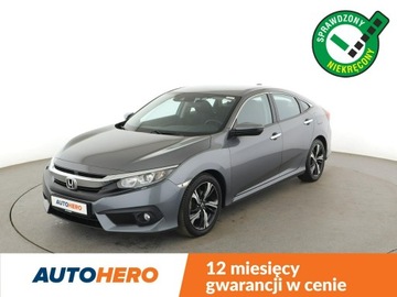 Honda Civic X Sedan 4d 1.5 VTEC Turbo 182KM 2017 Honda Civic automat LED navi klima auto kamera i