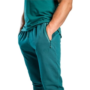 JOGGERY SPORTOWE FITNESS NOVA DEEP TEAL STRIX XL