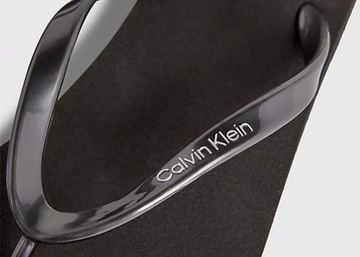 Calvin Klein Japonki HW0HW02043 39 Flip Flop Deboss Logo Met