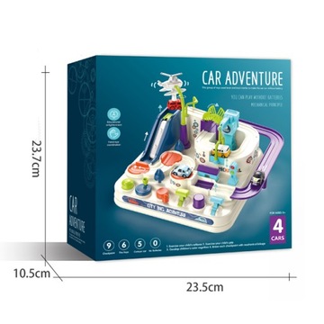 Интерактивная полоса препятствий для машин Автомобильное ралли + игра 4 машины