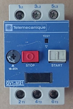 Wyłącznik silnikowy Telemecanique GV1-M21 21232 16-20A