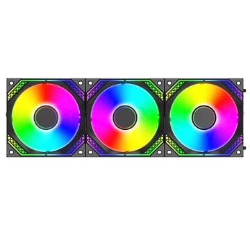 3 opakowanie obudowa PC chłodnica procesora s RGB