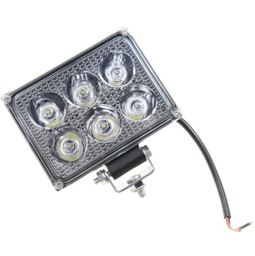 LAMPA ROBOCZA LED 18W 6X3W PROSTOKĄTNA 1800 LM