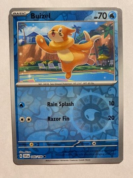 Scarlet & Violet reverse 046/198 Buizel