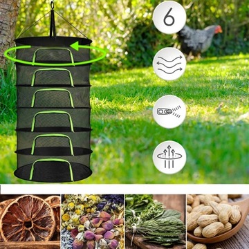 СЕТОЧНАЯ СУШИЛКА ДЛЯ СУШКИ ТРАВ, 6 ПОЛОК