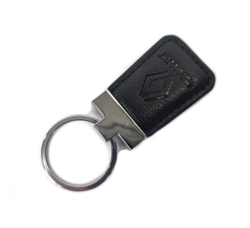 SKÓRZANY BRELOK DO KLUCZY LOGO RENAULT+ ETUI