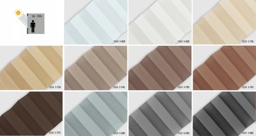 PLISA DACHOWA roleta plisy na wymiar do okna FAKRO 78/118