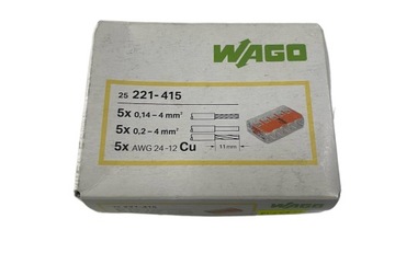 Szybkozłączka Wago 221-415 0,2-4 mm² 25 szt. 221-415