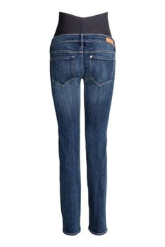 H&M MAMA Straight Jeans Dżinsy prostą nogawką Spodnie jeansowe ciążowe 40 L