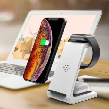 ИНДУКЦИОННОЕ ЗАРЯДНОЕ УСТРОЙСТВО 3В1 ДЛЯ СИСТЕМЫ IOS/ANDROID