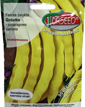 Fasola szparagowa karłowa Goliatka nasiona 20g