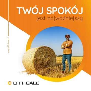 Siatka do owijania bel EFFI+ 123/3000 do sianokiszonki, słomy, siana DILER