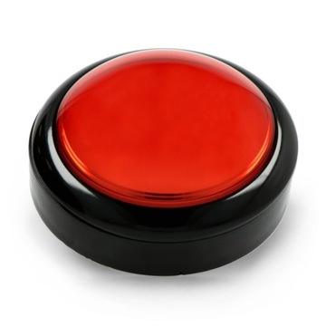 Big Push Button 10cm czerwony SparkFun COM-09181